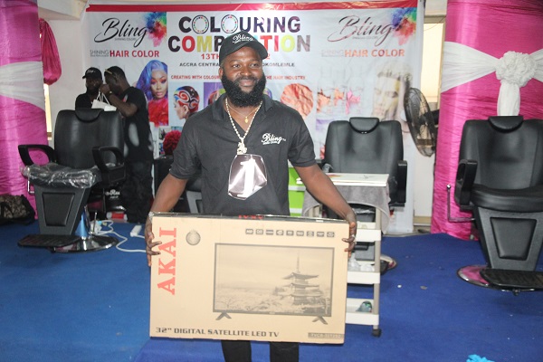Insuah Sherif wins hair colouring competition